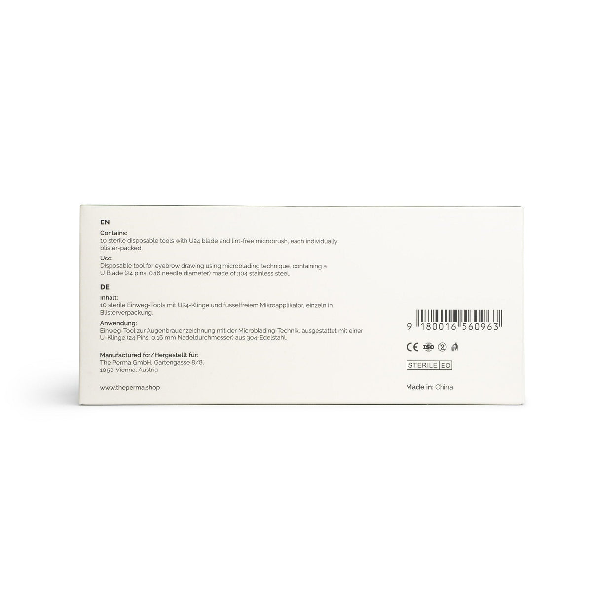 The Perma Microblading Disposable Tools U24 0.16 – detail