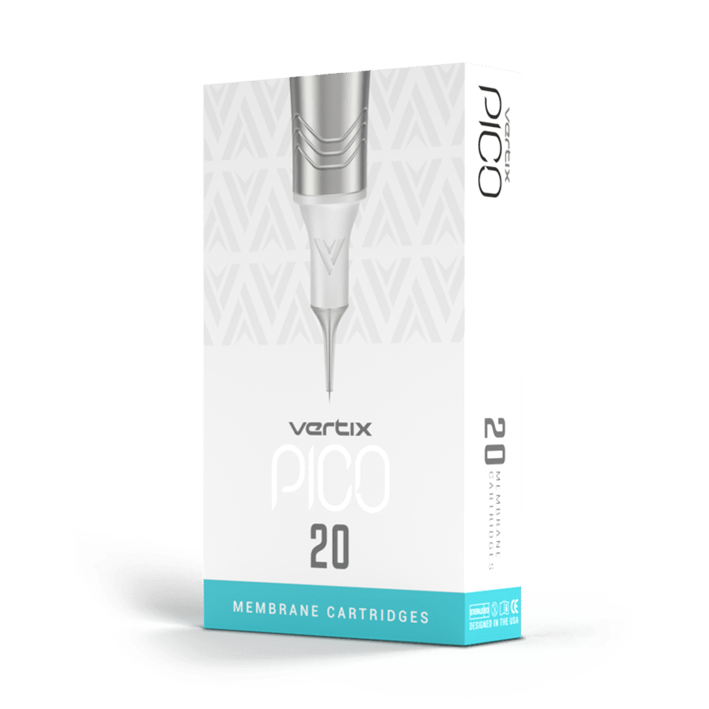 Vertix Pico 3 Round Shader cartridge needle tip detail